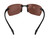 Bex Jaxyn X Black and Brown Relialite Rimless Sunglasses