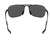 Bex Black and Gray Ranger Full Metal Aviator Sunglasses