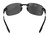 Bex Brackley X Black and Gray Hybrid Rimless Sunglasses