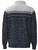 Hooey Men's "Stevie" Blue with White & Grey Aztec Long Sleeve Pullover
