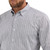 Wrangler Mens Cody Johnson Charcoal Stripe One Pocket Button Long Sleeve Shirt
