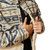 Ariat Men's White Pepper Southwest Logo Softshell Full Zip Jacket