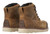 Brunt Workwear's The Marin Brown 6" Reinforced Comp Toe Waterproof Work Boots