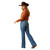 Ariat Ladies Perfect Rise Isabelle Trouser Albuquerque Medium Wash Denim Jeans