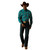 Ariat Men's Dark Teal Plaid Pro Bear Long Sleeve Button Up Western Shirt