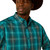 Ariat Men's Dark Teal Plaid Pro Bear Long Sleeve Button Up Western Shirt