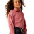 Ariat Girls Mauvewood Team Kirby Long Sleeve Button Up Shirt