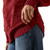 Aries Ladies Cabernet Ornate Long Sleeve Pullover Sweater