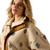 Aries Ladies Southwest Embroidered Motif Button Up Sherpa Jacket