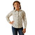 Ariat Girls Bucking Horse Print Rodeo Time Long Sleeve Button Up Shirt