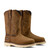 Ariat Men's Distressed Brown Activator Argo Waterproof Round Toe Composite Toe Work Boots