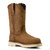 Ariat Men's Distressed Brown Activator Argo Waterproof Round Toe Composite Toe Work Boots