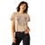 Ariat Ladies Savannah Tan Mineral Wash Sendero x Ariat Wild West Country Fest Cropped Short Sleeve T-Shirt