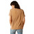 Ariat Ladies Toasted Coconut Mineral Wash Buckaroo Short Sleeve Cropped T-Shirt
