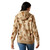 Ariat Ladies Savannah Tan Heather Ariat Logo 2.0 Long Sleeve Pullover Hoodie