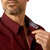 Ariat Men's Burgundy Wrinkle Free Pinpoint Oxford Fitted Long Sleeve Snap Shirt
