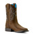 Ariat Boys Youth Distressed Brown Tombstone Wide Square Toe Western Boot