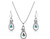 Montana Silversmiths Turquoise Tear Drop Jewelry Set