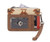 Wrangler Aztec Print Brown Leather Card Wallet