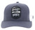 Hooey Men's "Cheyenne" Patch Logo Charcoal & White Mesh Snapback Hat