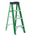 Louisville 4' Commercial Step Ladder with Non-Conductive Rail