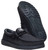 Hey Dude Men's Jersey Black Wally Stretch Casual Slip On Shoes