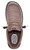 Hey Dude Men's Deep Taupe Mole Brown Wally Stretch Sox Slip On Shoes