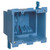Thomas & Betts Super Blue Old Work Outlet Box 2 Gang, 34 Cu-In X 3-7/8 In L X 2-3/8 In W