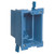 Thomas & Betts Blue Old Work Outlet Box 1 Gang, 18 Cu-In X 3-7/8 In L X 2-3/8 In W