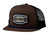 Red Dirt Hat Co. The Hound Brown & Black Mesh Snapback Trucker Hat