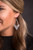 West & Co. The Wilson Silver 2.5" Triangle Stamped Drop on Fishhook Earrings