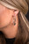 West & Co. The Booneville 1.75" Burnished Silver Sun Stamped Hoop Earrings