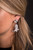 West & Co. The Atlanta 1.75" Silver Rhinestone Cowboy Boot on Rhinestone Post Earrings