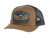 Red Dirt Hat Co. Brown & Black Gambler Patch Mesh Snapback Hat