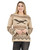 Cotton & Rye Ladies Cream Reindeer Knitted Flared Long Sleeve Sweater
