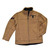 Cowboy Hardware Boys Camel Brown Longhorn Logo Full Zip Canvas Jacket
