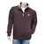 Cowboy Hardware Men's Brown 1/4 Zip Long Sleeve Fleece Pullover