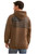Howitzer Mens Brown Patriot Hooded Sweatshirt