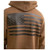 Howitzer Mens Brown Patriot Hooded Sweatshirt