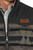 Cinch Men's Brown & Aztec Print Reversible Quilted Vest