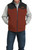 Cinch Men's Brown & Aztec Print Reversible Quilted Vest