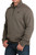 Cinch Men's Brown 1/4 Zip Long Sleeve Sweater Knit Fleece Pullover