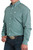 Cinch Men's Turquoise Geometric Printed Classic Fit Long Sleeve Button-Down Western Shirt