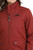 Cinch Ladies Red Cotton Twill Full Zip Bonded Bomber Jacket