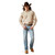 Ariat Men's Beige Plaid Fitted Pro Series Walt Long Sleeve Button Up Shirt