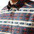 Ariat Men's Dark Blue & Cream Wilder Long Sleeve Button Up Shirt