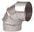 Imperial 3" Adjustable Stove Pipe Elbow - 0-90