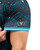 Waggle Men's Black & Blue Abominable Pique Short Sleeve Polo Shirt