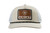 Ariat Men's Tan & White Square Logo Patch Mesh Snapback Hat