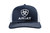 Ariat Men's Navy & White Mesh 3D Embroidered Ariat Name & Shield Snapback Hat